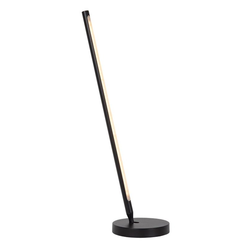 Lucide FINAN - Stolová lampa - LED Dim. - 1x9W 2700K - Čierna